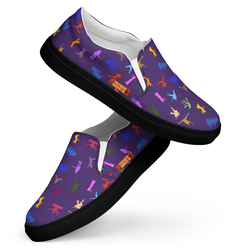 Father Groove™ Rhythm Icons Women's Slip-On Canvas Shoes